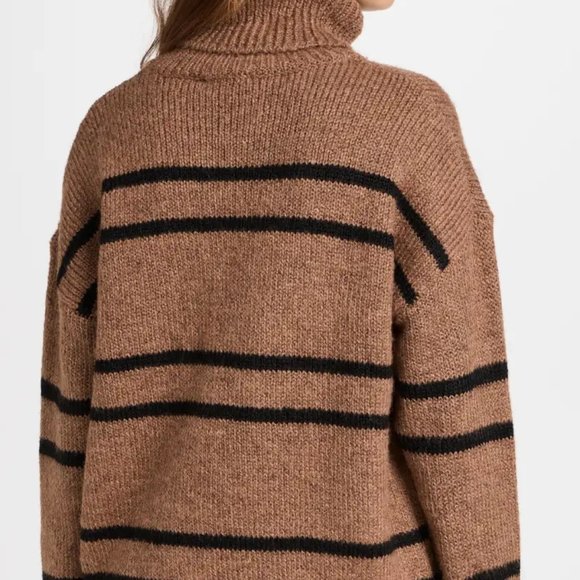 Line & Dot - Veronica Sweater (Brown, Size L) - Picture 5 of 7